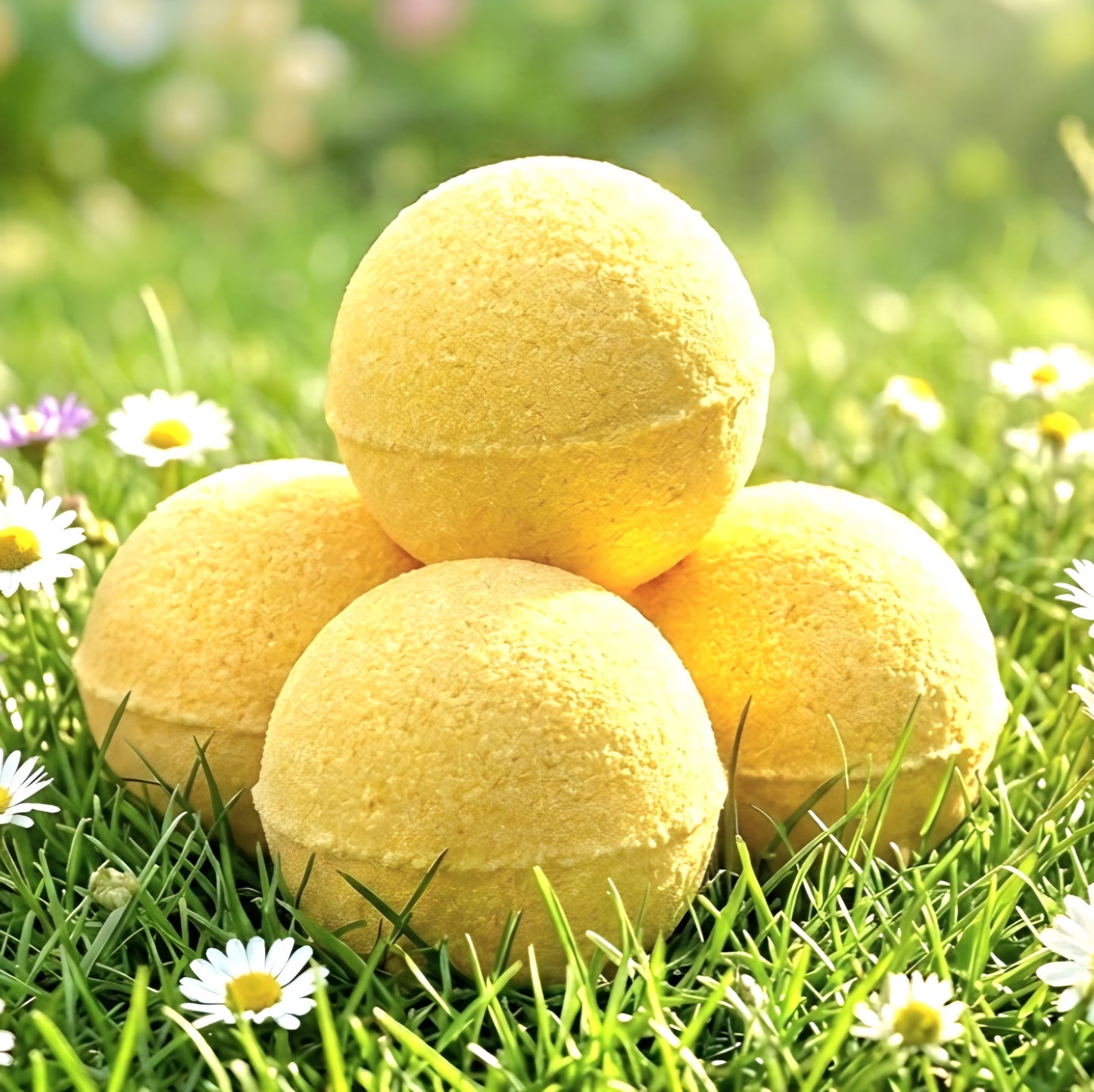 Marshmallow & Lemon Buttercream Round Bath Bomb